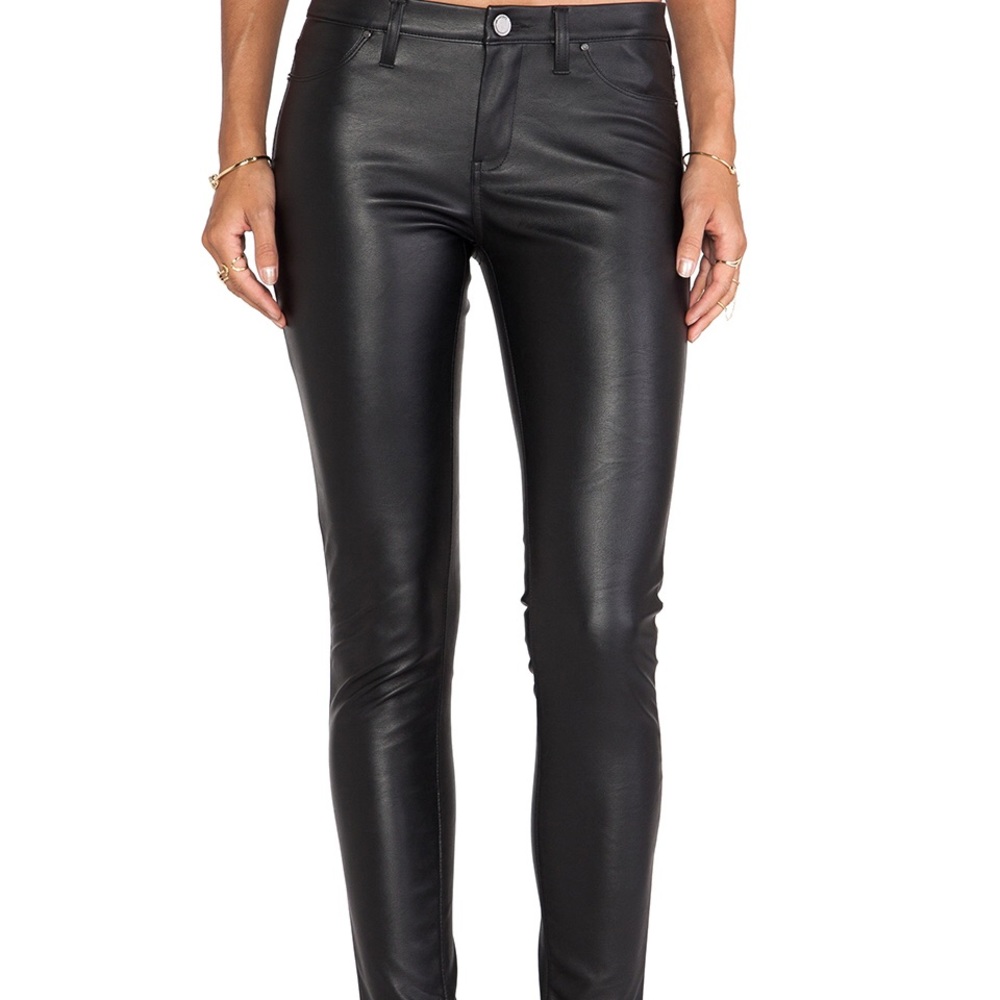 Faux Leather Skinny Pants